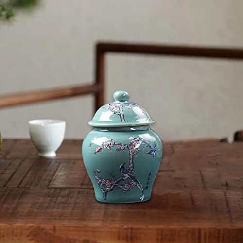 DEPILA staroveký čínsky štýl keramická zázvorová nádoba, kvetinová váza skladovacia nádoba Retro stolová výzdoba