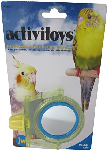 JW Pet Company Activitoy Dvojosá hračka pre malé vtáky, farby sa líšia