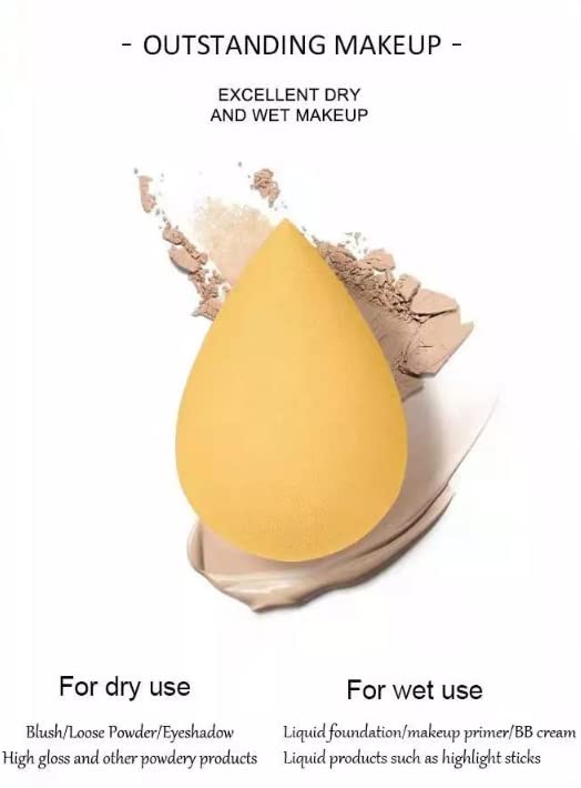 6-dielna sada špongií na make-up Beauty Blender s dekoratívnou opakovane použiteľnou Kvetinovou nádobou