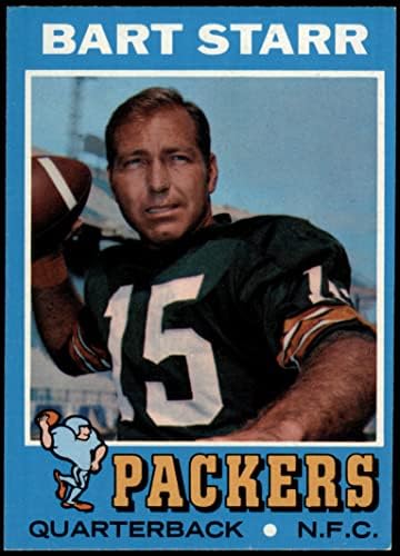 1971 Topps 200 Bart Starr Green Bay Packers NM Packers Alabama