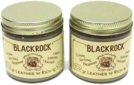 2 poháre Blackrock Leather ' N ' Rich Conditioner Horse Tack Equine