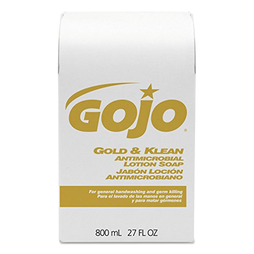 Gojo 912712ct Gold & amp; Klean mlieko mydlo Bag-In-Box dávkovač náplň kvetinový balzam 800Ml
