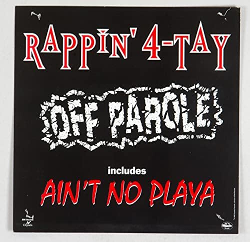 Rappin ' 4-Tay Poster Flat 1996 Off Parole propagácia albumu 12 x 12