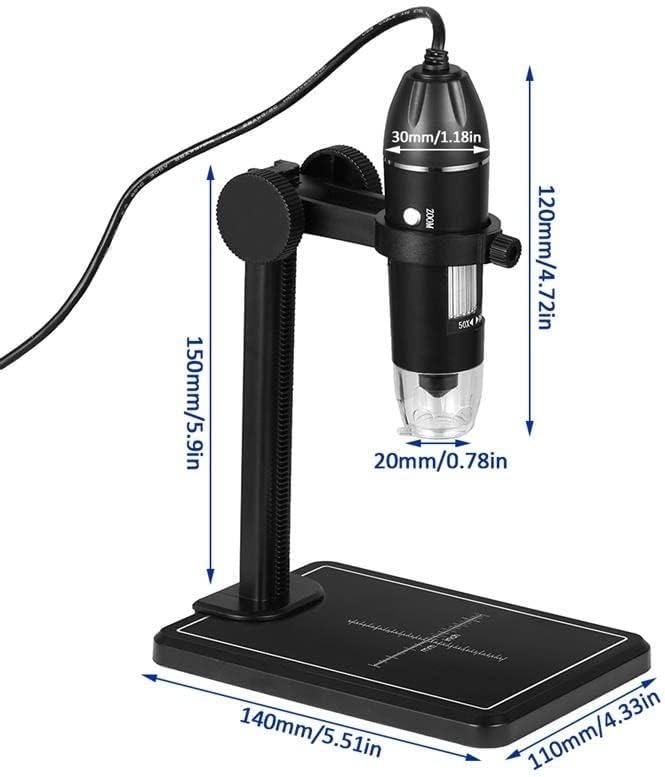 Sdlsh mikroskop Príslušenstvo kit Slide Príprava camer 1600X digitálny mikroskop pre spájkovanie LED Lupa Zoom