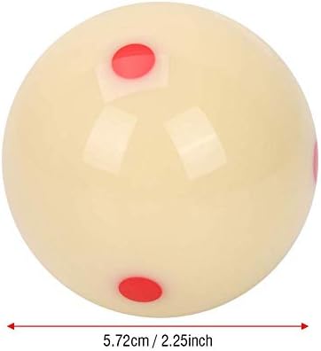 Ritueasysports Biliardová tréningová lopta, biliardové gule živicové tréningové biliardové gule 5,72 cm červené