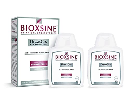 2x 300ml Biota Bioxsine Advanced Herbal Care Shampoo Mastná Starostlivosť pre intenzívne vypadávanie vlasov
