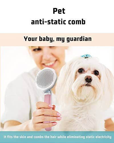 Fumzen kefa pre psov domáce zvieratá starostlivosť a vypadávanie viacúčelový Pet antistatický hrebeň dlhé vlasy