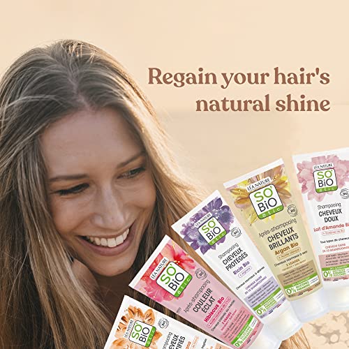 So ' Bio Étic | šampón pre chránené vlasy, riedenie a poškodené typy / organický ricínový olej & arginín na zväčšenie