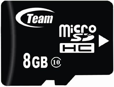 8GB Trieda 10 MicroSDHC tím vysokorýchlostné 20mb / Sec Pamäťová karta. Blazing rýchla karta pre HTC HD2 My TOUCH