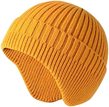 POXIMI muži pletený klobúk ženy Earflap zimné čiapky Pánske Vlna Cap teplé lebky Cap Slouchy s ucho teplejšie