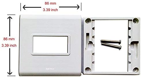 Informácie o porte RJ11 kryt nástennej dosky s modulom nástenná čelná doska zásuvkový konektor pre Kabelážny