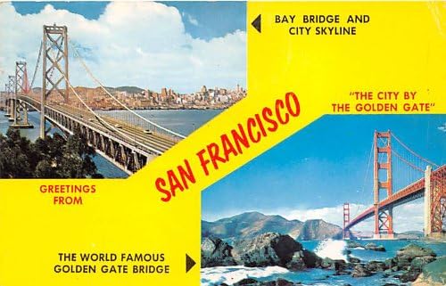 San Francisco, Kalifornia Pohľadnica