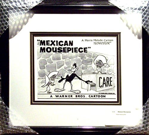 Speedy Gonzales a Daffy Duck v mexickej myši vlastné zarámované štúdio lobby Card publicita stále - Warner Brothers